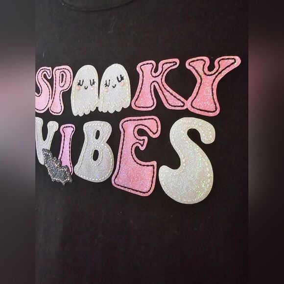 Girl Toddler SPOOKY VIBES Graphic Dress & Legging Set Size 2T NWT - Picture 4 of 9